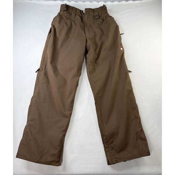 Planet Earth Jackets & Blazers - Planet Earth Snowboard Pants Womens S Brown Waterproof Baggy Snow Ski Y2K